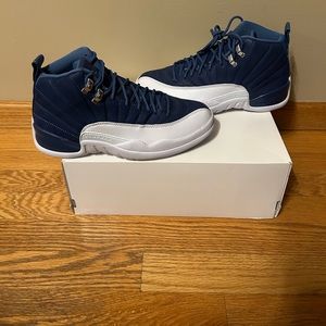 Air Jordan 12 Retro “Indigo” Size 7.5 Basketball Sneaker